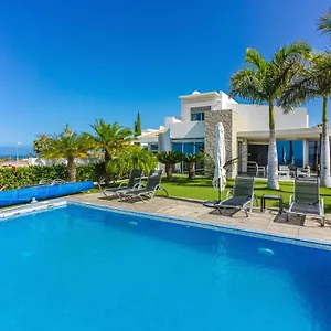  Villa Eleonora, Luxury With Heated Pool Ocean View In Adeje, Tenerife Spain
